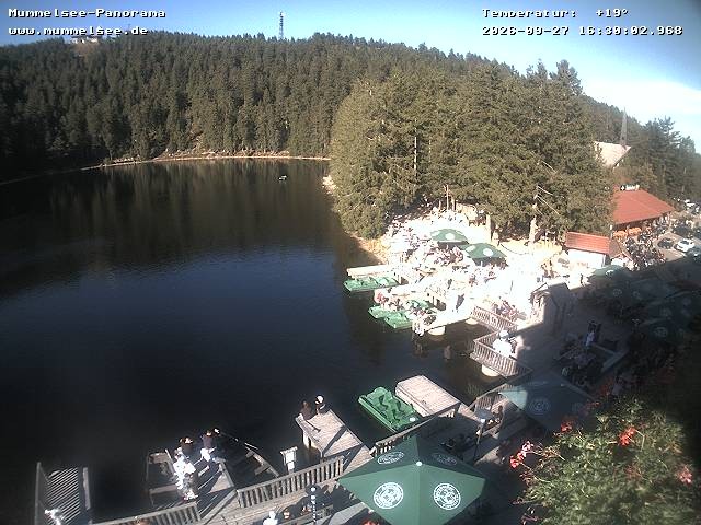 Archiv Foto Webcam Panoramablick auf den Mummelsee