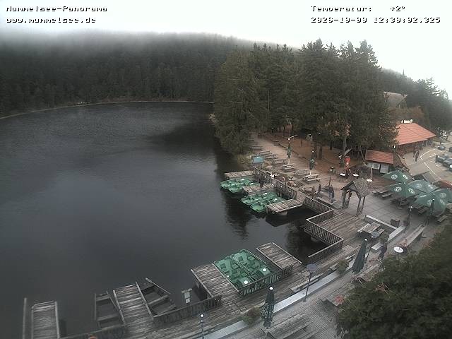 Archived image Webcam Panoramic view of Lake Mummelsee