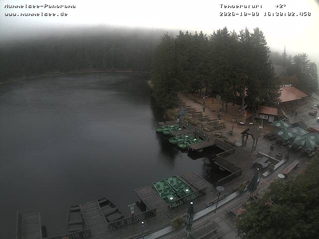 Archived image Webcam Panoramic view of Lake Mummelsee