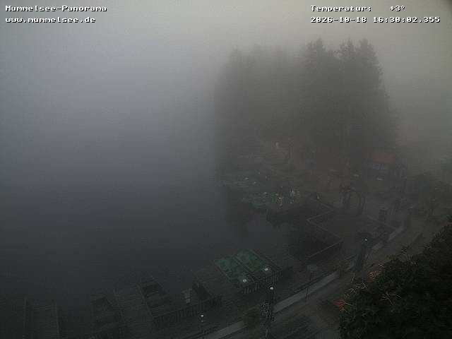 Archived image Webcam Panoramic view of Lake Mummelsee