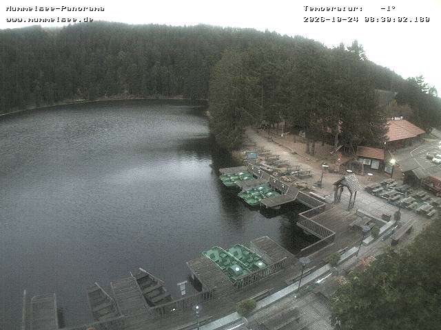 Archived image Webcam Panoramic view of Lake Mummelsee