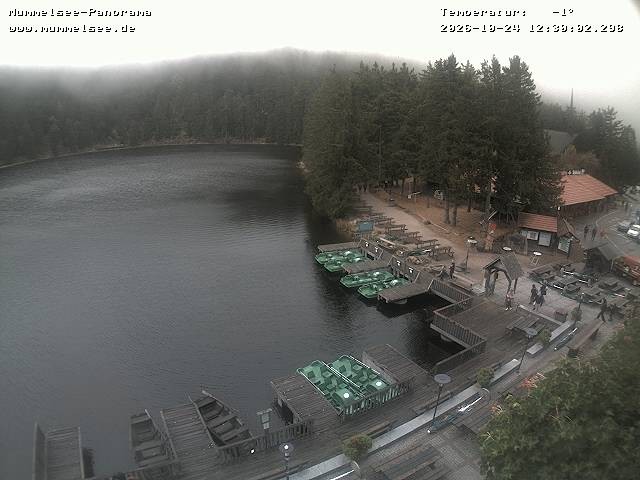 Archived image Webcam Panoramic view of Lake Mummelsee