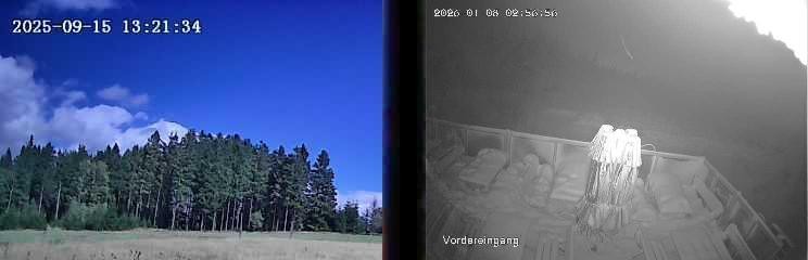 Archiv Foto Webcam Niedersfeld: Ausblick von der Hochheidehütte