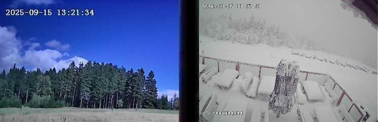 Archiv Foto Webcam Niedersfeld: Ausblick von der Hochheidehütte