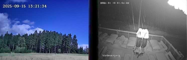 Archiv Foto Webcam Niedersfeld: Ausblick von der Hochheidehütte