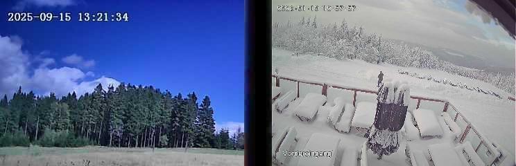 Archiv Foto Webcam Niedersfeld: Ausblick von der Hochheidehütte