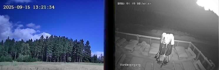 Archiv Foto Webcam Niedersfeld: Ausblick von der Hochheidehütte