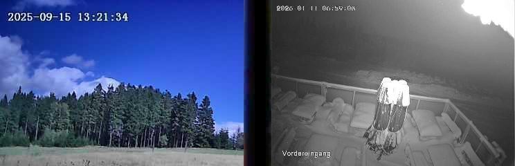 Archived image Webcam Niedersfeld - Mountain Hut Hochheide