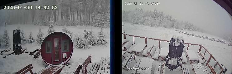 Archived image Webcam Niedersfeld - Mountain Hut Hochheide