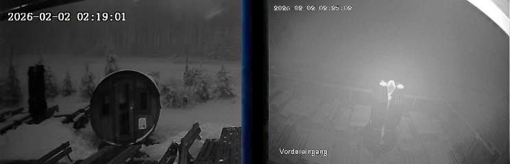 Archiv Foto Webcam Niedersfeld: Ausblick von der Hochheidehütte