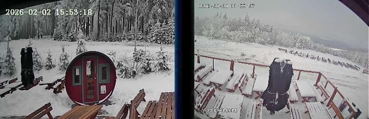 Archiv Foto Webcam Niedersfeld: Ausblick von der Hochheidehütte