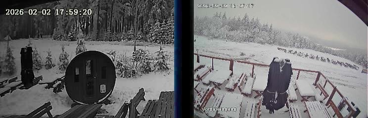 Archiv Foto Webcam Niedersfeld: Ausblick von der Hochheidehütte