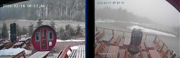 Archiv Foto Webcam Niedersfeld: Ausblick von der Hochheidehütte