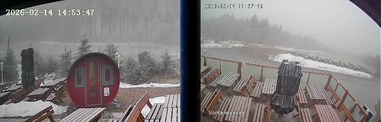 Archiv Foto Webcam Niedersfeld: Ausblick von der Hochheidehütte