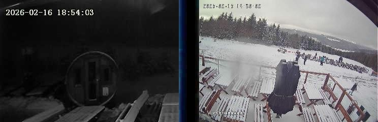 Archiv Foto Webcam Niedersfeld: Ausblick von der Hochheidehütte