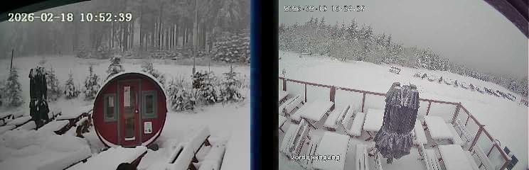 Archiv Foto Webcam Niedersfeld: Ausblick von der Hochheidehütte