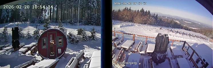 Archiv Foto Webcam Niedersfeld: Ausblick von der Hochheidehütte