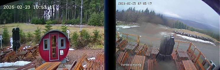 Archiv Foto Webcam Niedersfeld: Ausblick von der Hochheidehütte