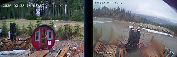 Archiv Foto Webcam Niedersfeld: Ausblick von der Hochheidehütte