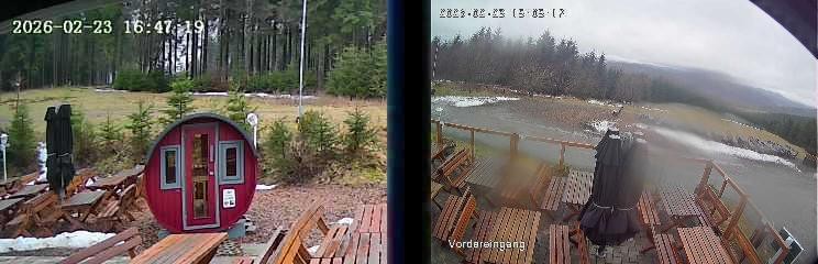 Archiv Foto Webcam Niedersfeld: Ausblick von der Hochheidehütte