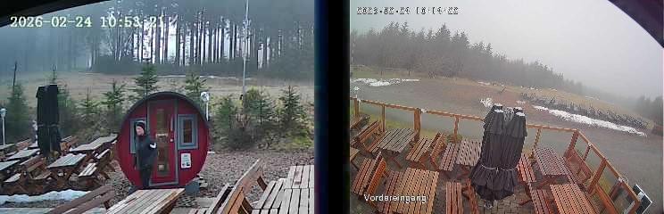 Archiv Foto Webcam Niedersfeld: Ausblick von der Hochheidehütte