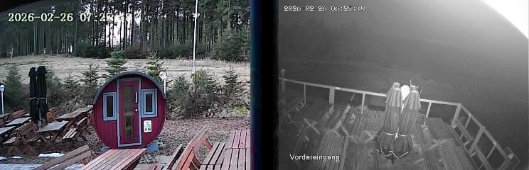 Archived image Webcam Niedersfeld - Mountain Hut Hochheide