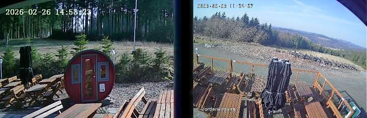 Archived image Webcam Niedersfeld - Mountain Hut Hochheide
