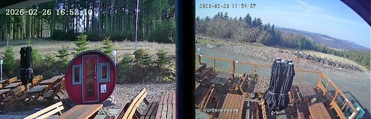 Archived image Webcam Niedersfeld - Mountain Hut Hochheide