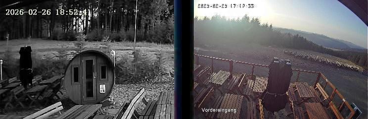 Archived image Webcam Niedersfeld - Mountain Hut Hochheide