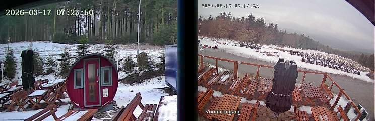Archived image Webcam Niedersfeld - Mountain Hut Hochheide