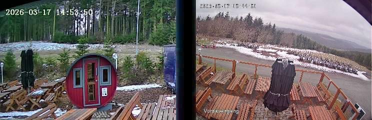 Archiv Foto Webcam Niedersfeld: Ausblick von der Hochheidehütte