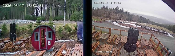 Archiv Foto Webcam Niedersfeld: Ausblick von der Hochheidehütte