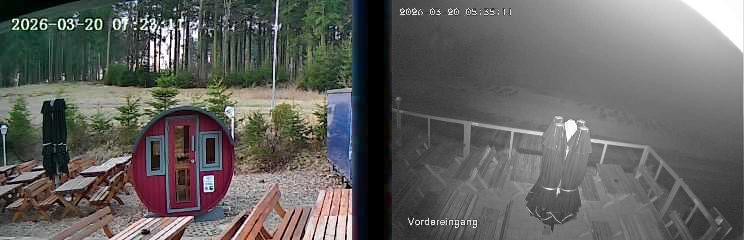 Archived image Webcam Niedersfeld - Mountain Hut Hochheide