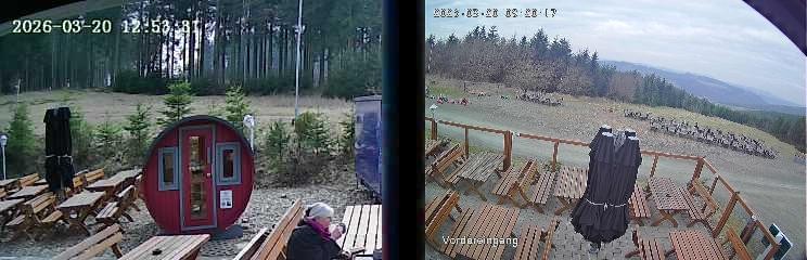 Archived image Webcam Niedersfeld - Mountain Hut Hochheide