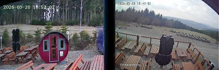 Archived image Webcam Niedersfeld - Mountain Hut Hochheide