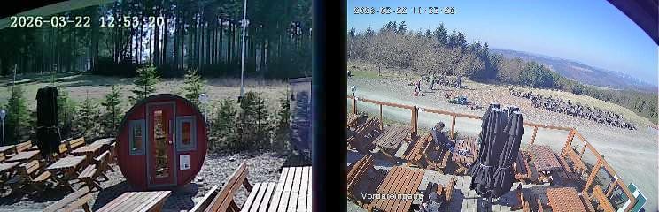 Archiv Foto Webcam Niedersfeld: Ausblick von der Hochheidehütte