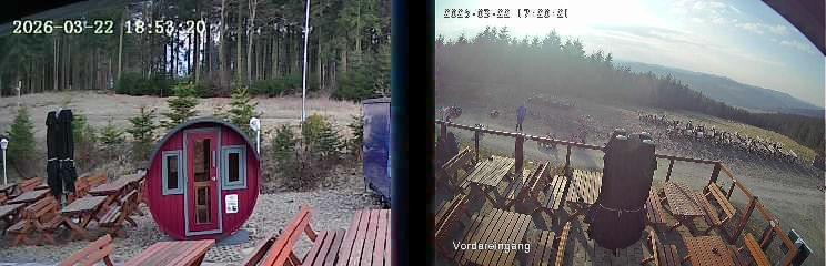 Archiv Foto Webcam Niedersfeld: Ausblick von der Hochheidehütte
