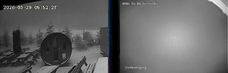 Archiv Foto Webcam Niedersfeld: Ausblick von der Hochheidehütte