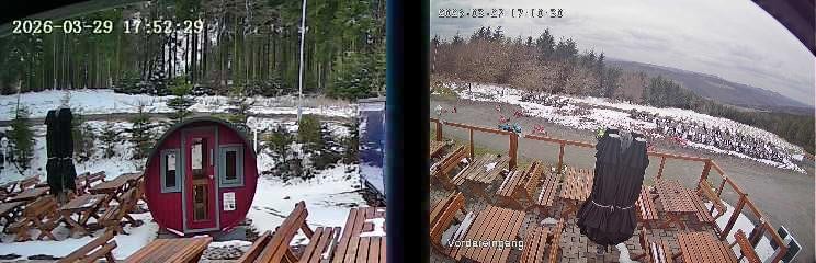 Archiv Foto Webcam Niedersfeld: Ausblick von der Hochheidehütte