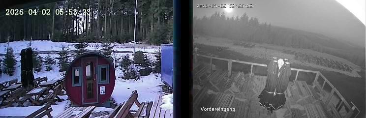 Archiv Foto Webcam Niedersfeld: Ausblick von der Hochheidehütte