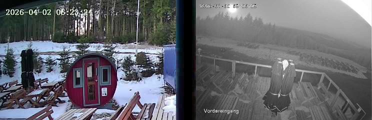 Archiv Foto Webcam Niedersfeld: Ausblick von der Hochheidehütte