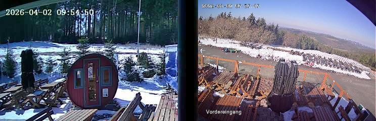 Archiv Foto Webcam Niedersfeld: Ausblick von der Hochheidehütte
