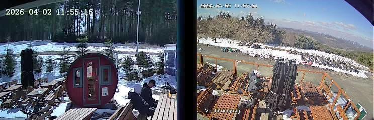 Archiv Foto Webcam Niedersfeld: Ausblick von der Hochheidehütte