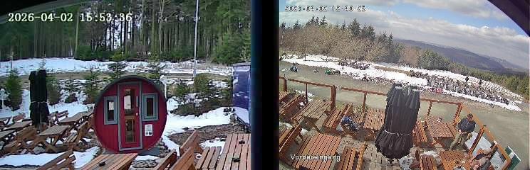 Archiv Foto Webcam Niedersfeld: Ausblick von der Hochheidehütte