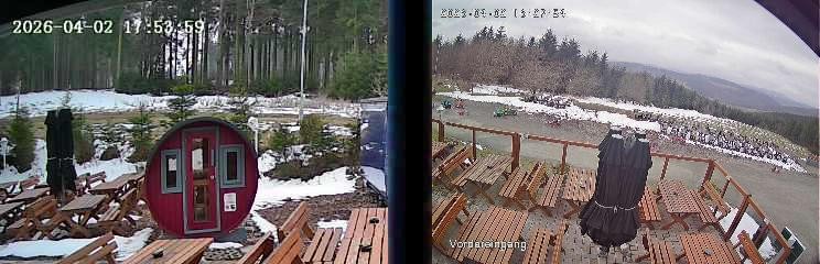 Archived image Webcam Niedersfeld - Mountain Hut Hochheide