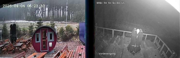 Archived image Webcam Niedersfeld - Mountain Hut Hochheide