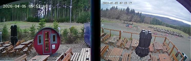Archived image Webcam Niedersfeld - Mountain Hut Hochheide
