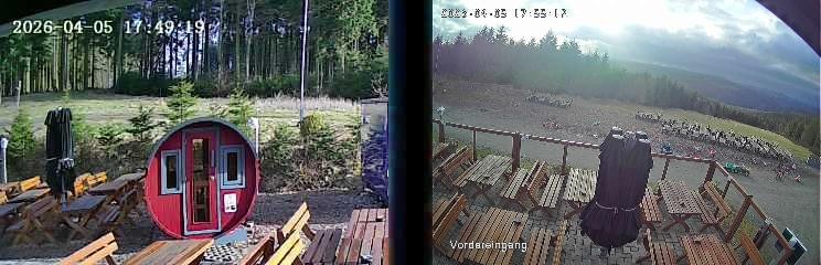 Archived image Webcam Niedersfeld - Mountain Hut Hochheide