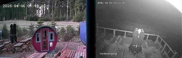 Archiv Foto Webcam Niedersfeld: Ausblick von der Hochheidehütte