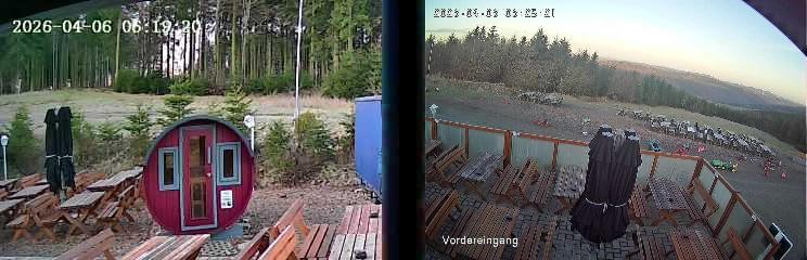 Archiv Foto Webcam Niedersfeld: Ausblick von der Hochheidehütte